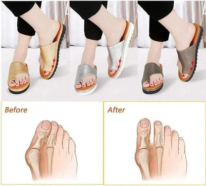 Suede Toe Loop Flat Sandals with Thick Platform Sole