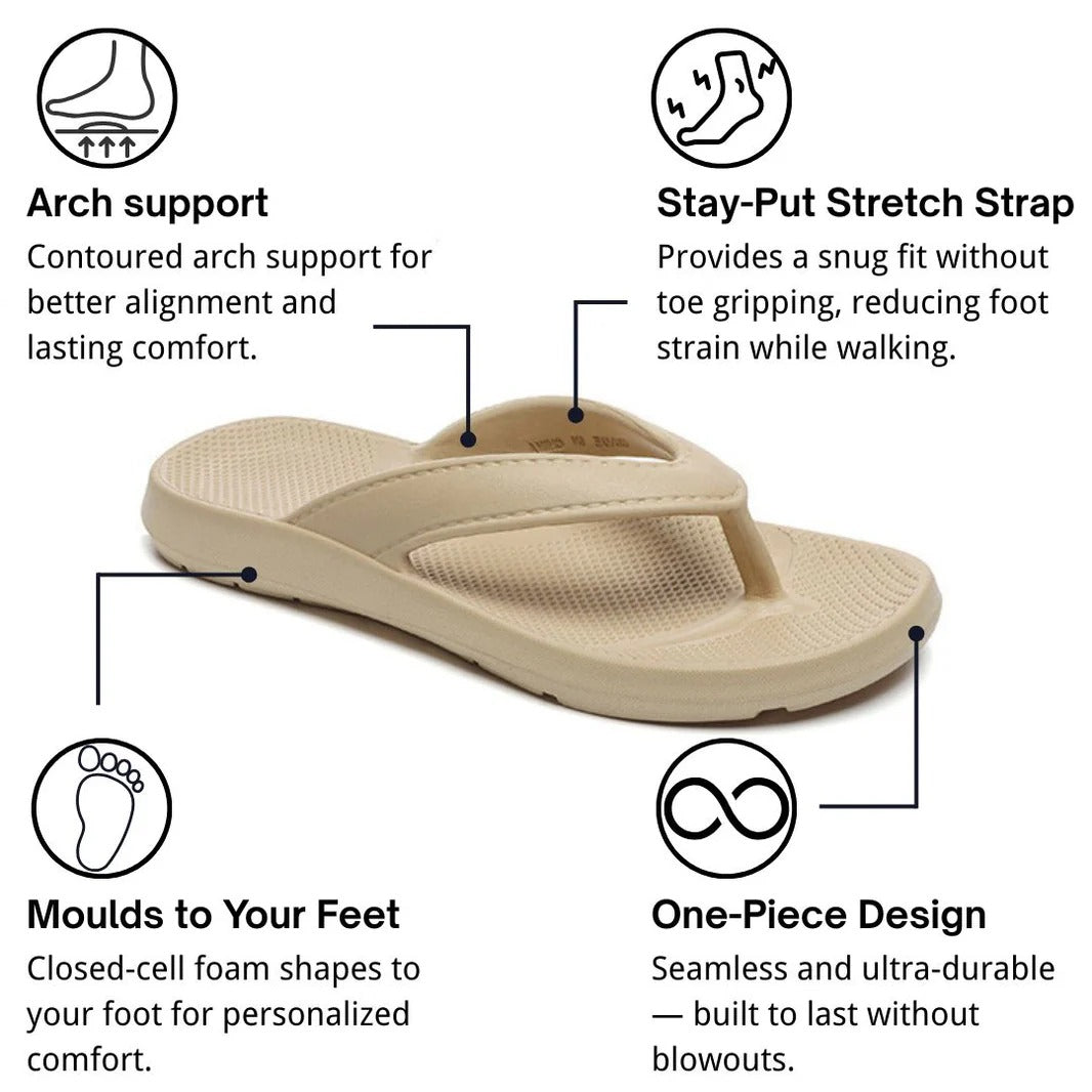 Arch Support Flip Flops for Women and Men, Orthopedic Footwear