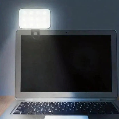 Mobile Phone Clip-On LED Light, LED High Power Rechargeable Clip Fill Video Selfie Light for Phone