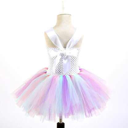 Pastel Princess Gown and Rainbow Unicorn Tutu