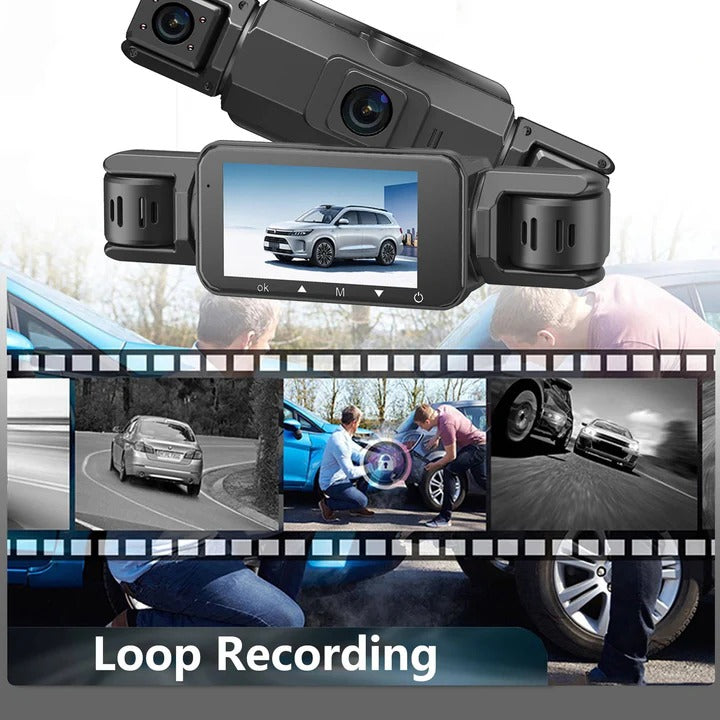 Smart Car Dash Camera System with Night Vision and WiFi