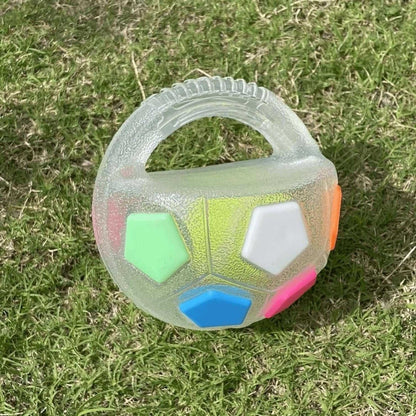 Durable Rubber Football Dog Toy with Bottle Design for Aggressive Chewers