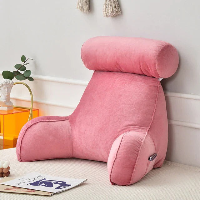 Reading Bed Pillow with Arms