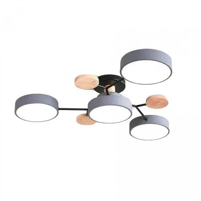 Stylish Ceiling Light with Branching Design and LED Technology