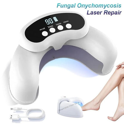 Laser Nail Therapy Device for Fungal Treatment on Toes and Fingers