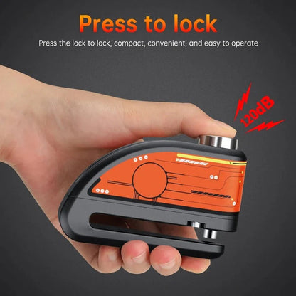 Motorcycle Anti Theft Disc Brake Lock with Motion Alarm