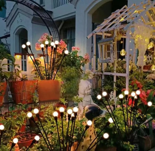 Sun-Powered Yard Glow and Twilight Pathway Beams
