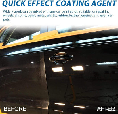 Quick Effect Ceramic Coating Agent, Advanced 3 in 1 Car Coating Spray with Hydrophobic Nano Protection and Mirror Shine, 16.9 oz