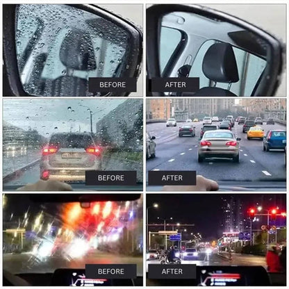 Handheld Glass Emulsion Oil Film Remover for Car Windshield and Rearview Mirror, Auto Glass Cleaner for Front Side