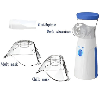 Portable Mini Mesh Nebulizer Adult and Kids