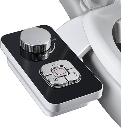 Self Cleaning Bidet Toilet Attachment, Cold Water Dual Nozzle Sprayer