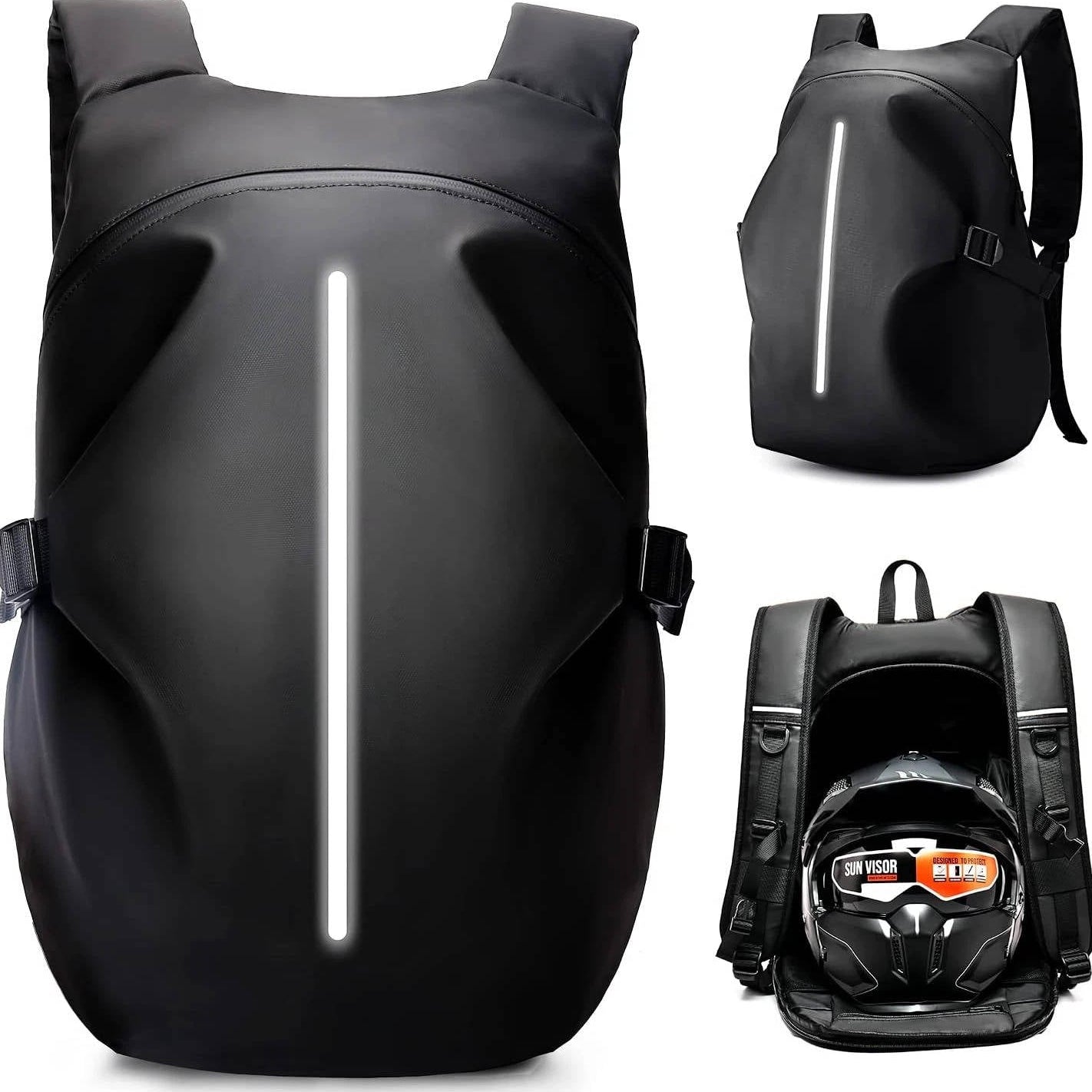 Motorcycle Travel Backpack 1352.56 oz with Helmet Compartment