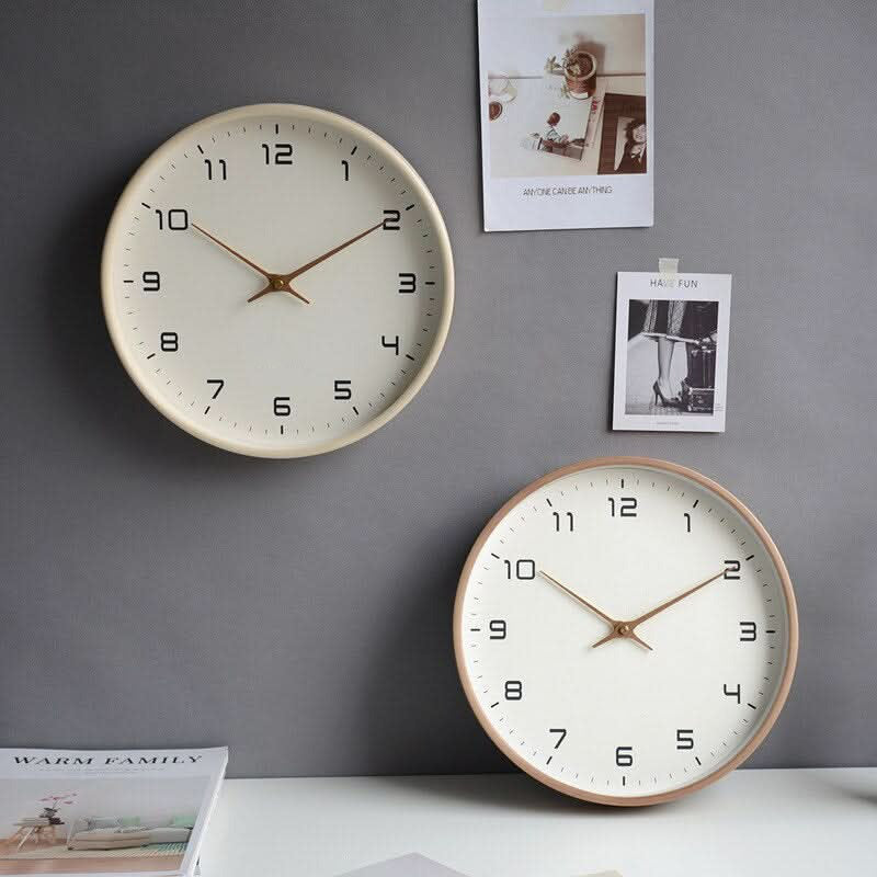 Wooden Wall Clock, 10 Inch