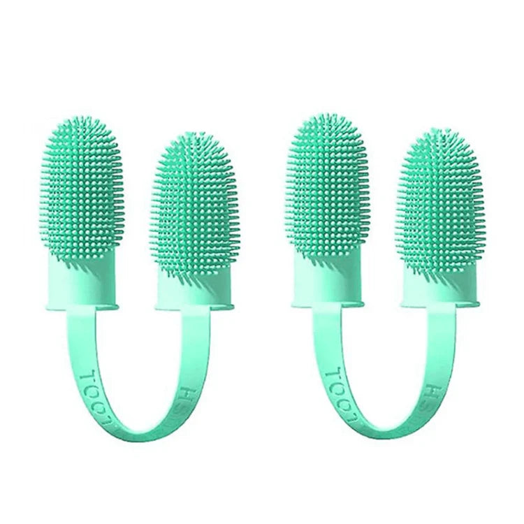 Silicone Finger Toothbrush Set for Dog and Cat Dental Care