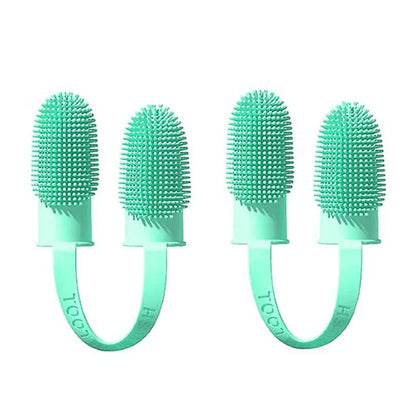 Silicone Finger Toothbrush Set for Dog and Cat Dental Care