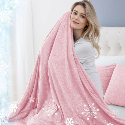 Cool-Touch Weighted Blanket with Breathable Fabric