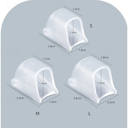 6 Pack Gel Toe Spacers with Toe Loop Design for Daily Wear