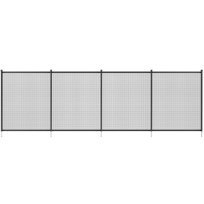 Pool Safety Fence with Teslin PVC Mesh and Rust Resistant Poles for Inground Pools